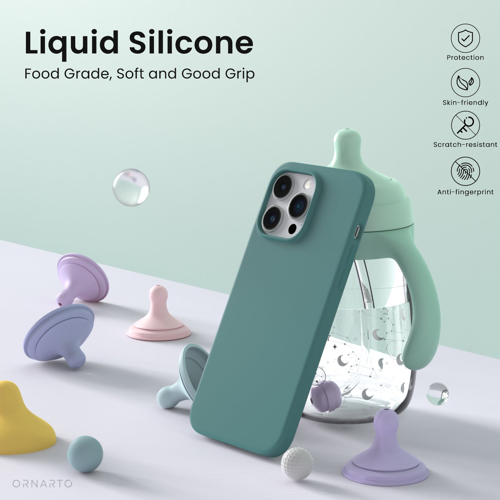 Liquid Silicone iPhone 14 Pro Max Case