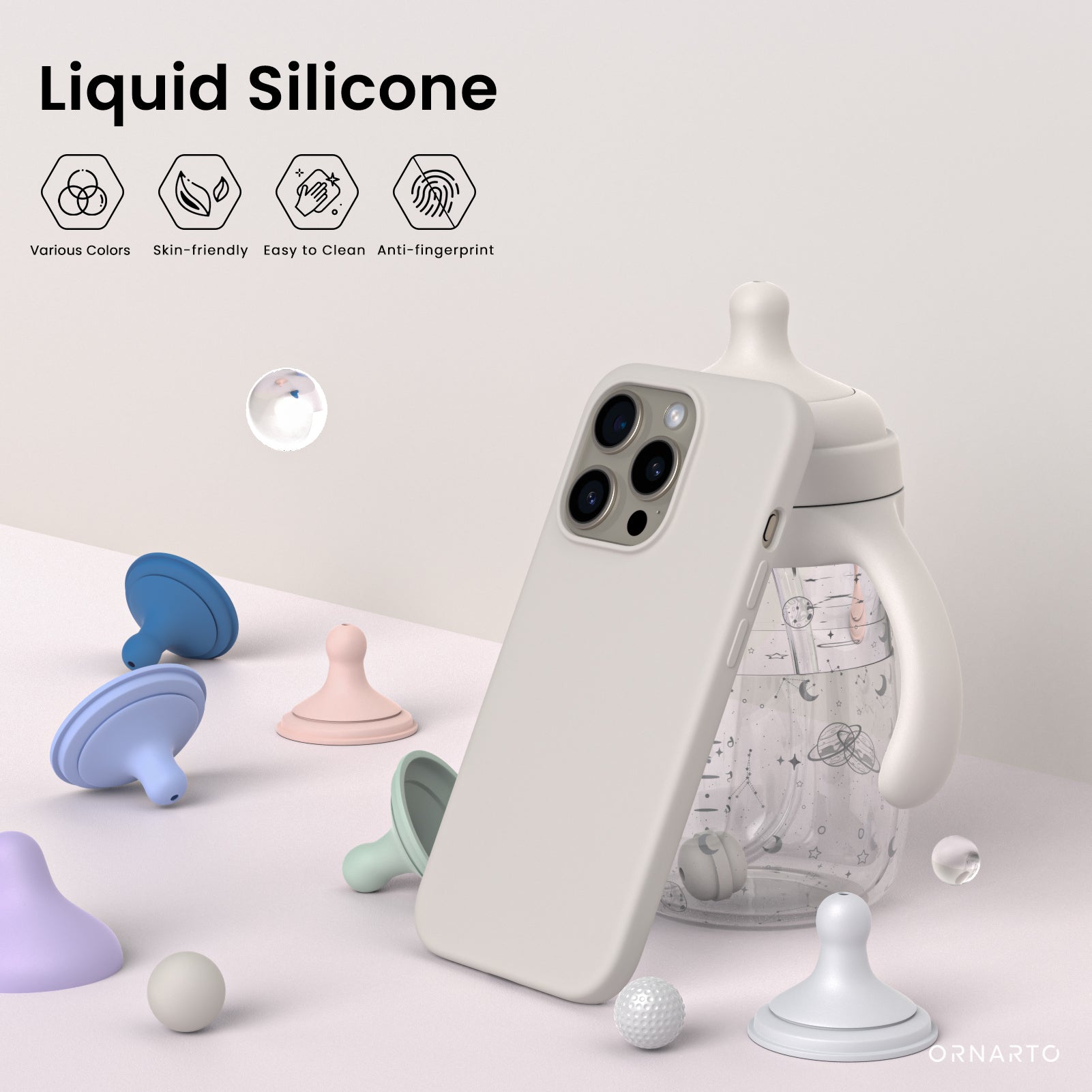 Liquid Silicone iPhone 15 Pro Max Case