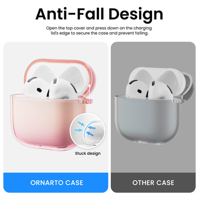 Irisierende AirPods 4 Hülle (2024) mit Lanyard