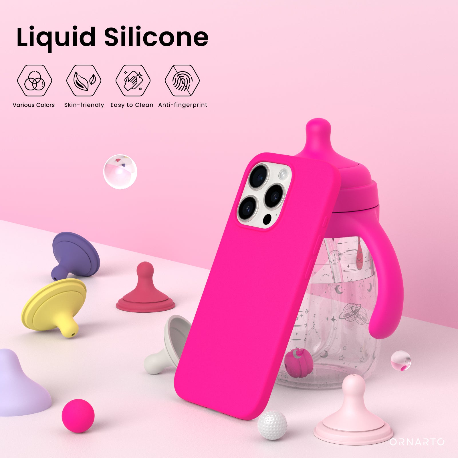 Liquid Silicone iPhone 15 Pro Case