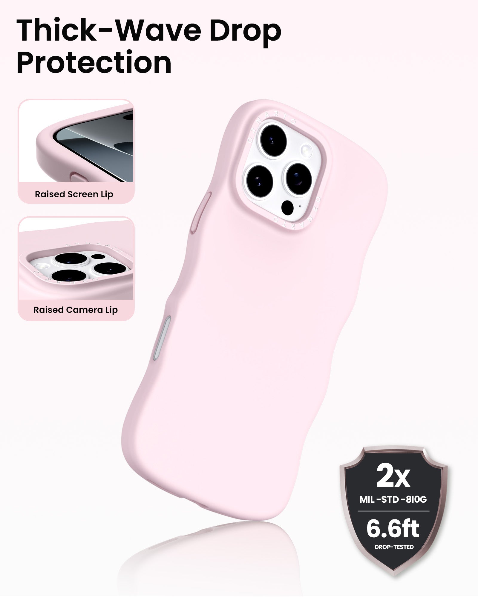 Wavy Liquid Silicone for iPhone 16 Pro | Pro Max