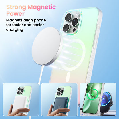 Hue for iPhone 16 Series, Fluorescent Gradient, Compatible with Magsafe