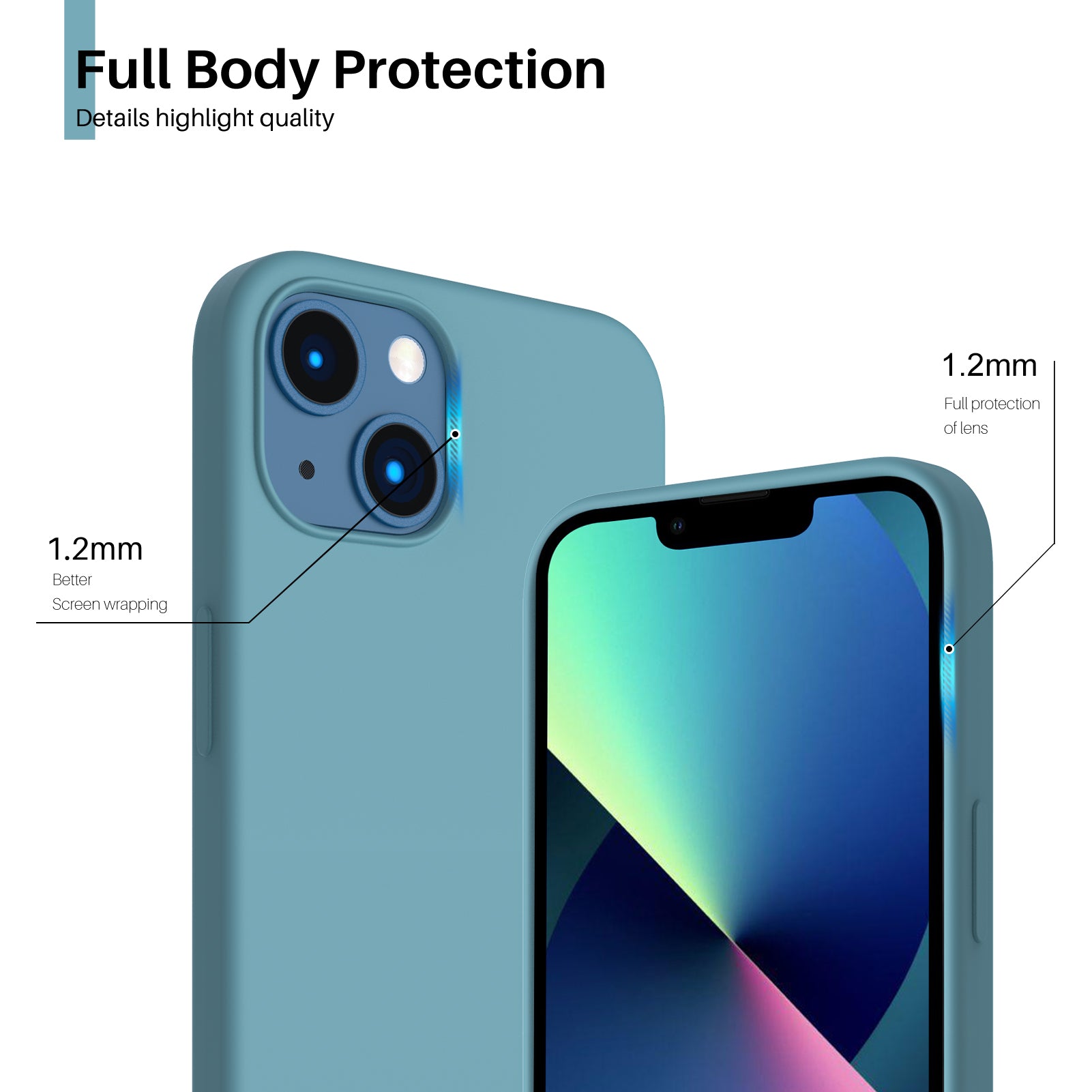 Liquid Silicone iPhone 13 Case