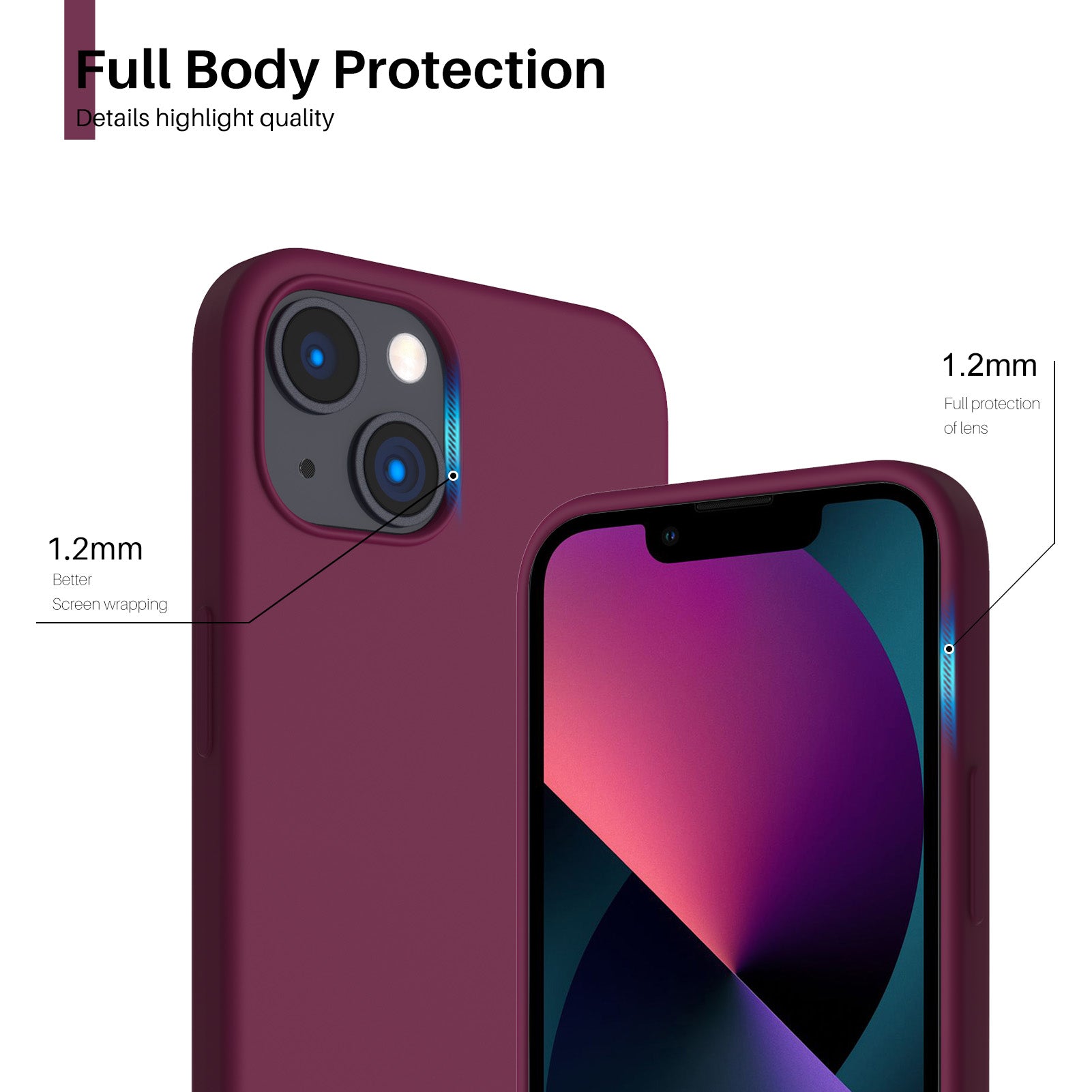 Liquid Silicone iPhone 13 Case