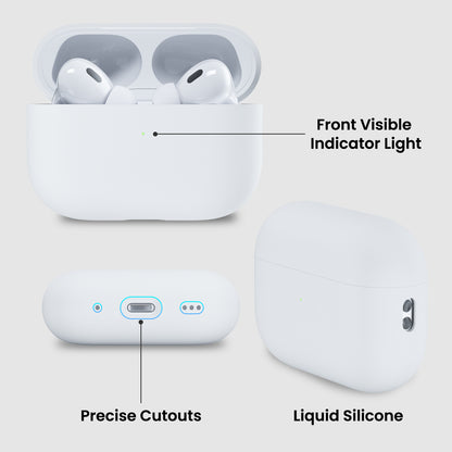 Liquid Silicone AirPods Pro 2 Case(2022) with Lanyard