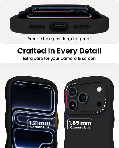 Wavy Liquid Silicone for iPhone 17 Series