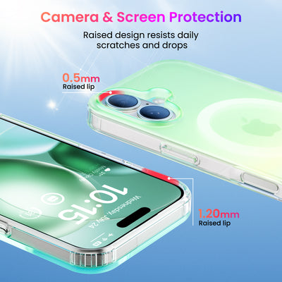 Fluoreszierende Gradient MagSafe Hülle für die iPhone 16 Serie