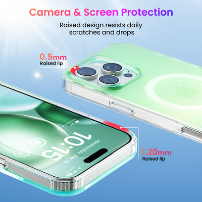 Fluoreszierende Gradient MagSafe Hülle für die iPhone 16 Serie