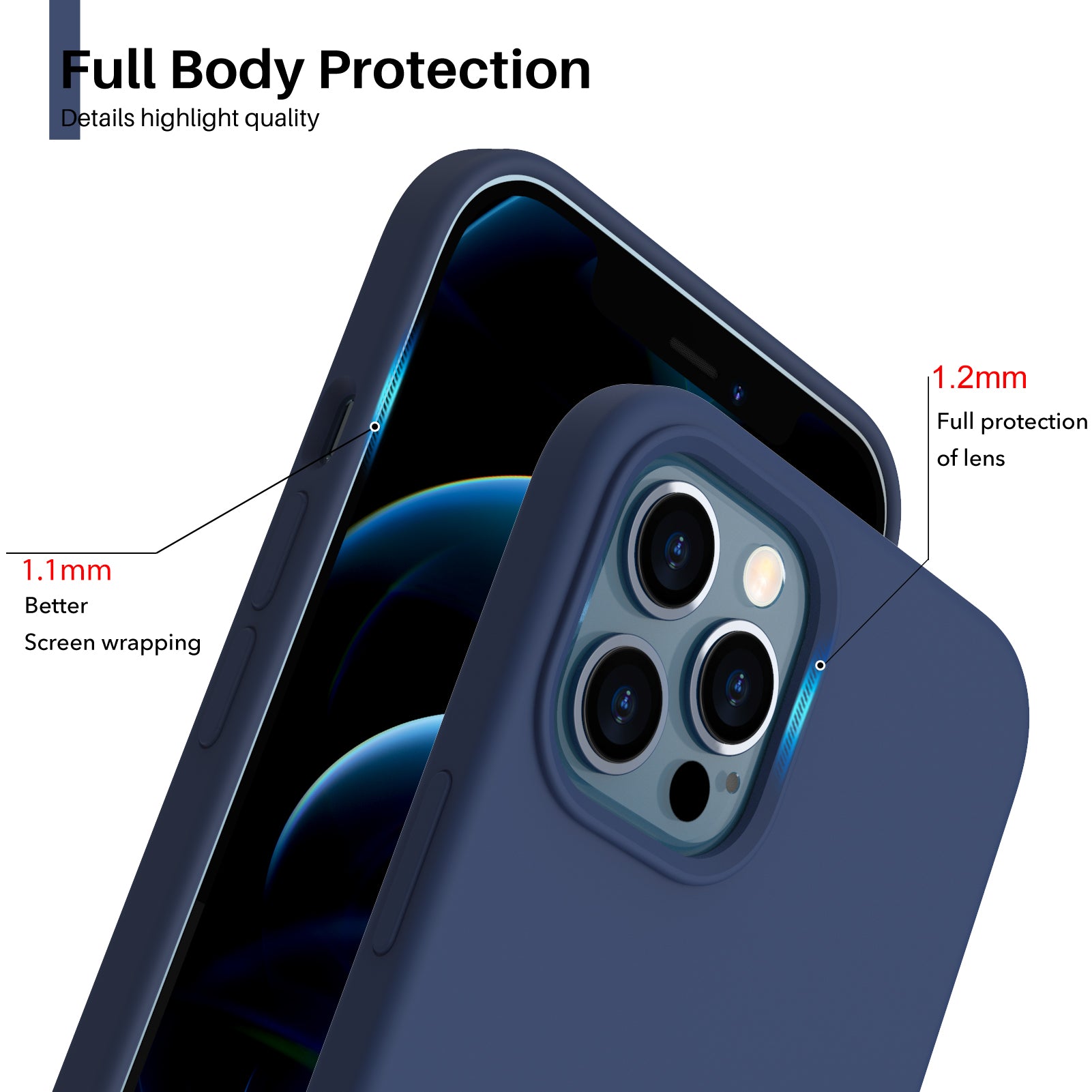 Liquid Silicone iPhone 12 Pro Max Case