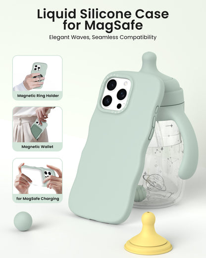 Wavy Liquid Silicone for iPhone 16 Pro | Pro Max