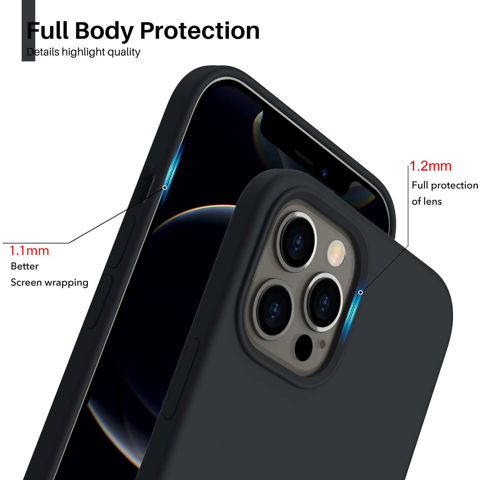 Liquid Silicone iPhone 12 Pro Max Case