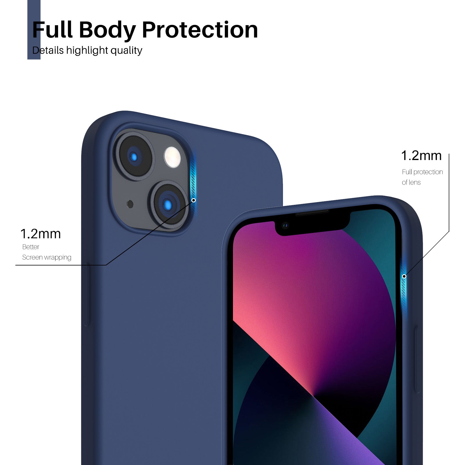 Liquid Silicone iPhone 13 Case