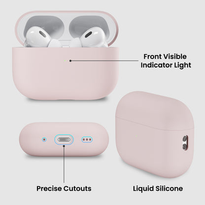 Liquid Silicone AirPods Pro 2 Case(2022) with Lanyard
