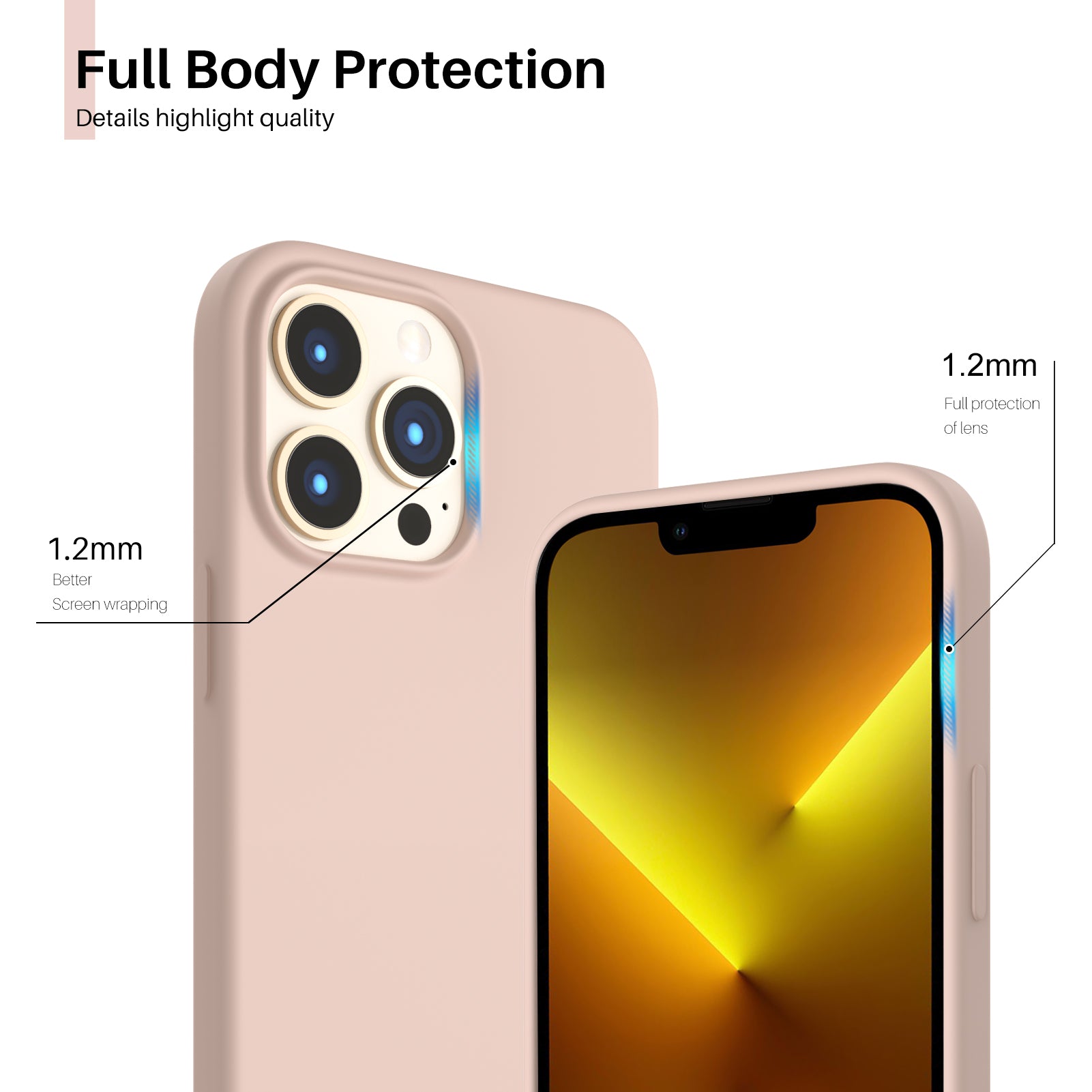 Liquid Silicone iPhone 13 Pro Max Case