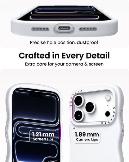 Wavy Liquid Silicone for iPhone 17 Series