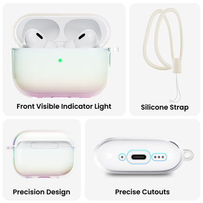 Iridescent AirPods Pro 2 with Lanyard
