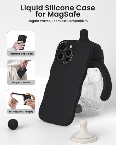 Gewelltes Flüssigsilikon für iPhone 16 Pro | Pro Max