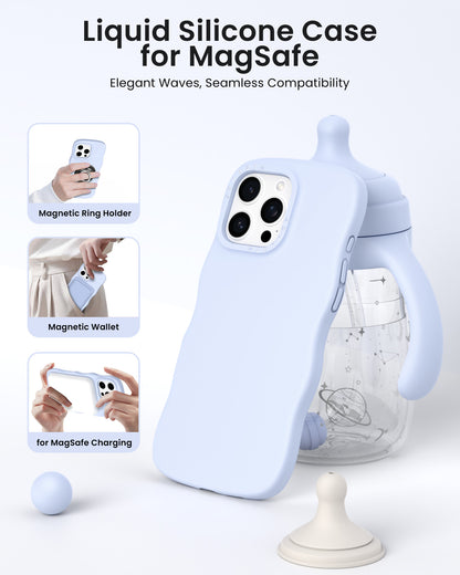 Wavy Liquid Silicone for iPhone 16 Pro | Pro Max