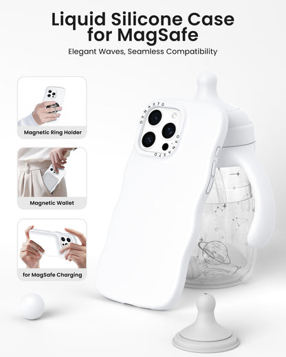 Wavy Liquid Silicone for iPhone 16 Pro | Pro Max