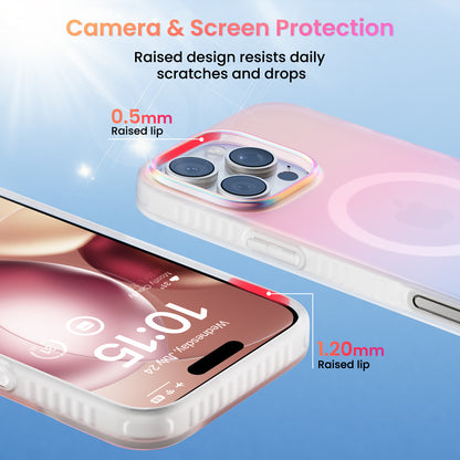 Hue for iPhone 16 Series, Fluorescent Gradient, Compatible with Magsafe