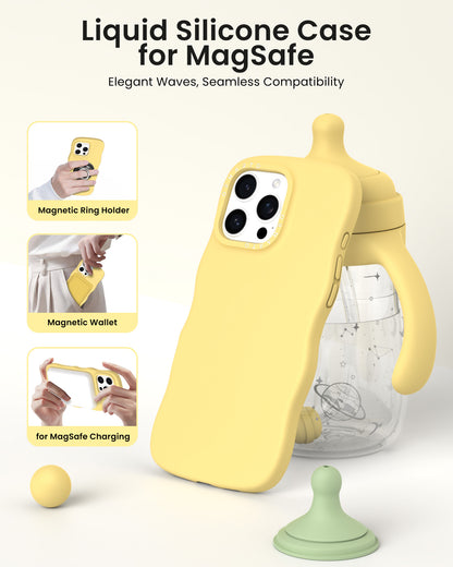 Wavy Liquid Silicone for iPhone 16 Pro | Pro Max