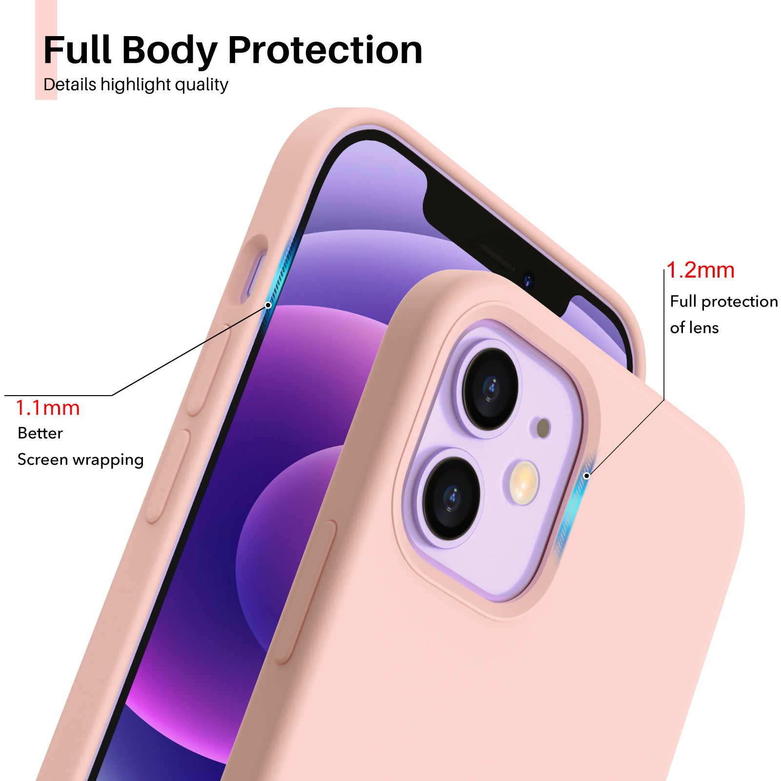 Liquid Silicone iPhone 12/iPhone 12 Pro Case