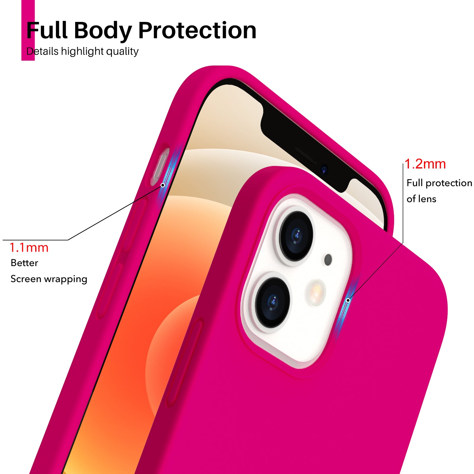 Liquid Silicone iPhone 12/iPhone 12 Pro Case