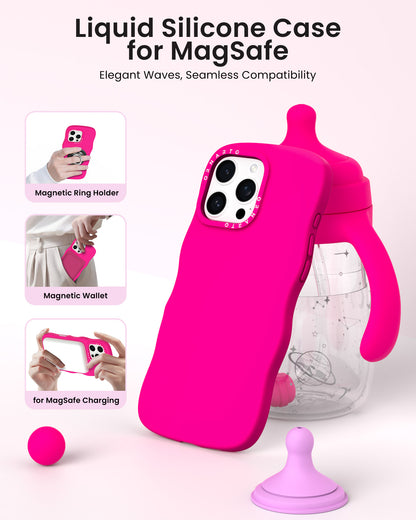 Wavy Liquid Silicone for iPhone 16 Pro | Pro Max
