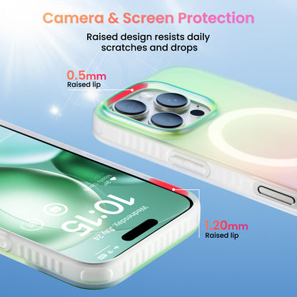 Hue for iPhone 16 Series, Fluorescent Gradient, Compatible with Magsafe