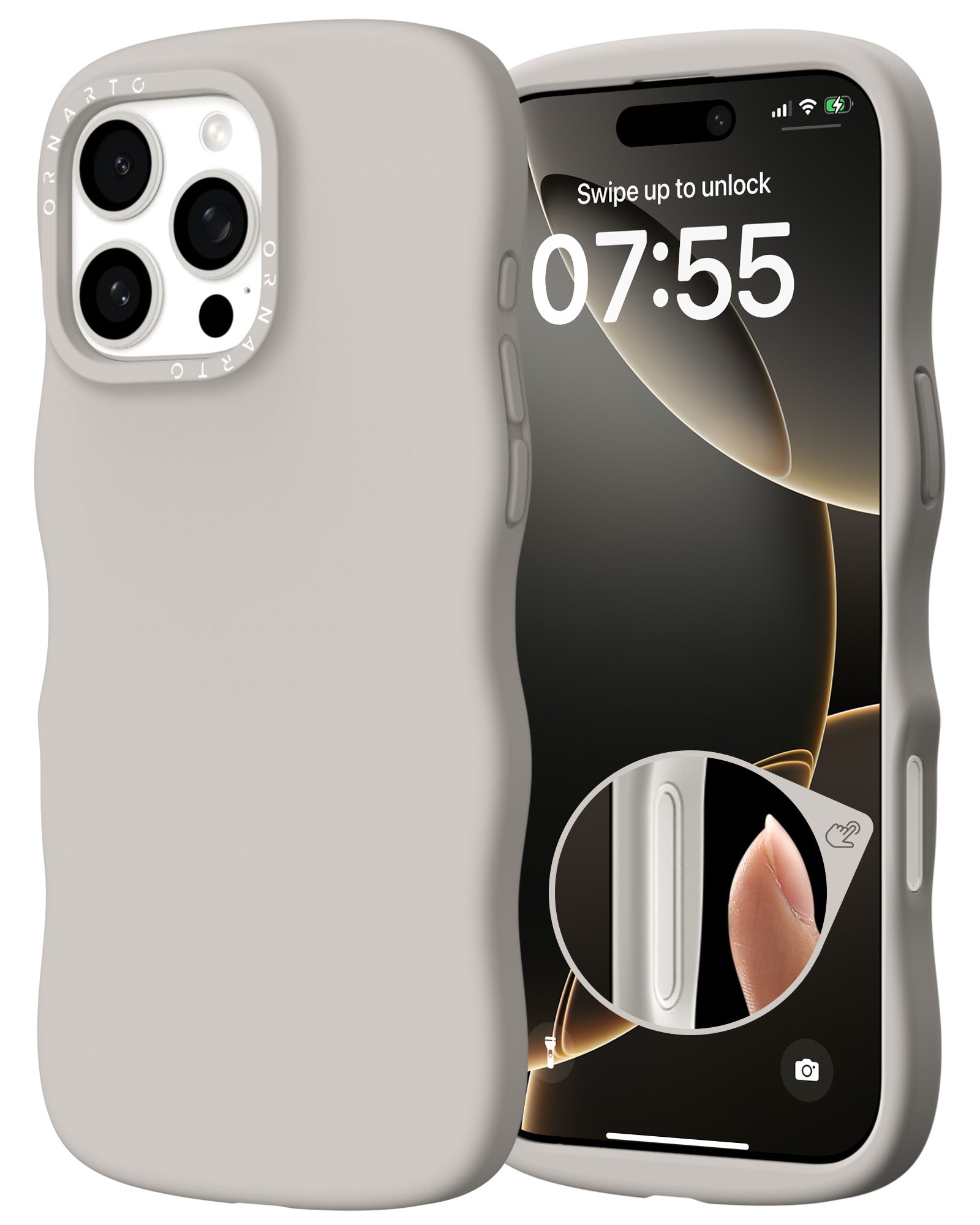 Wavy Liquid Silicone for iPhone 16 Pro | Pro Max