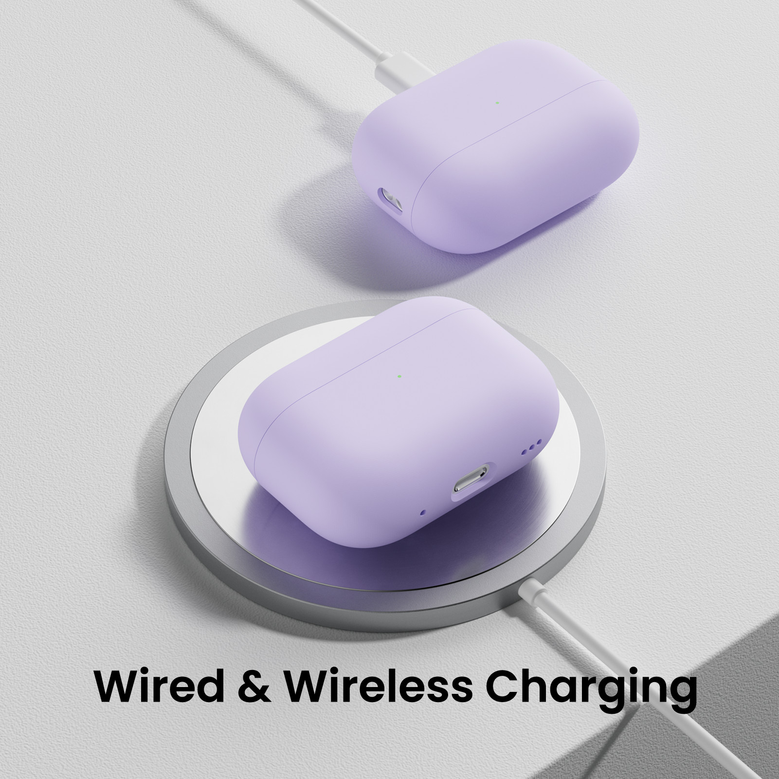 Liquid Silicone AirPods Pro 2 Case(2022) with Lanyard