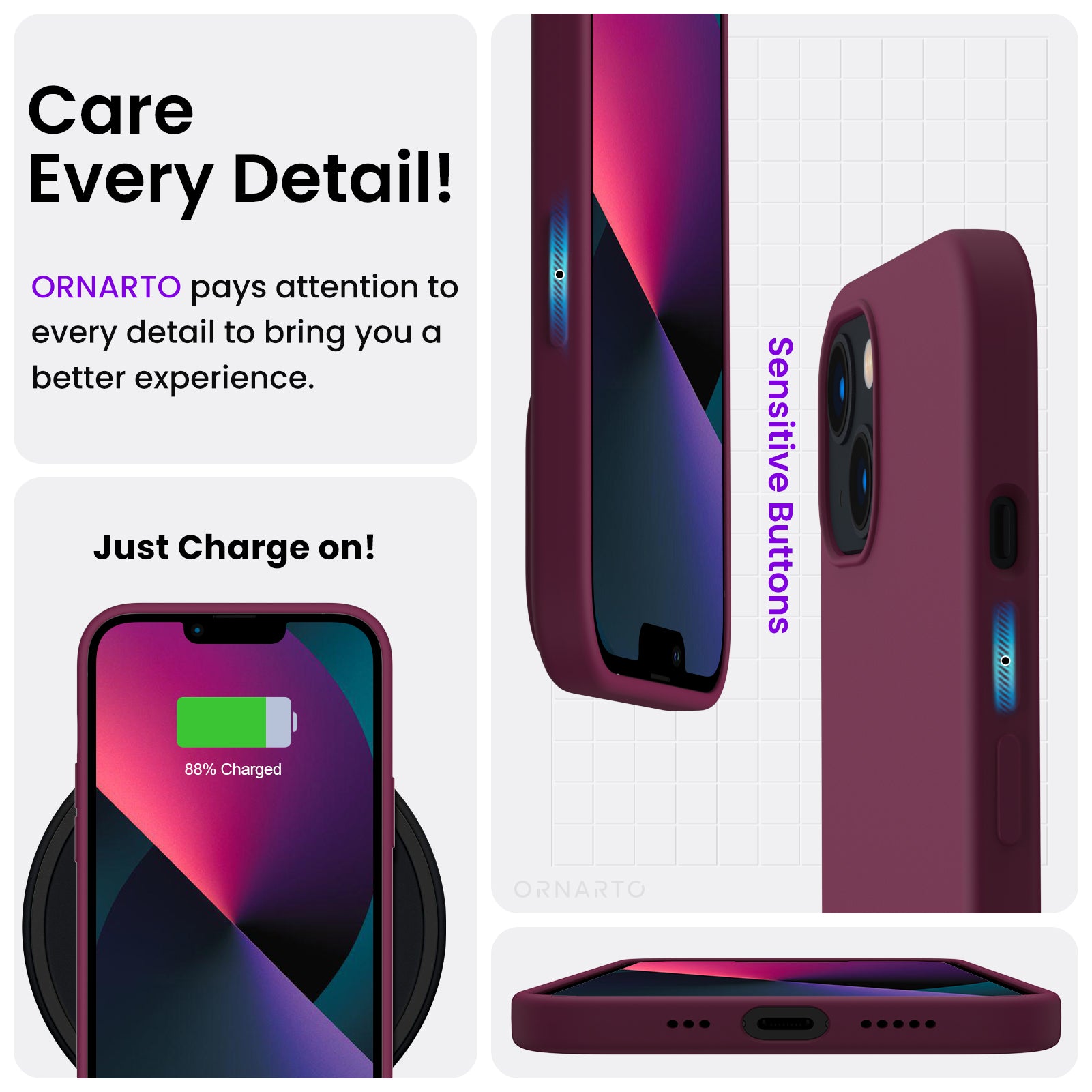 Liquid Silicone iPhone 13 Case