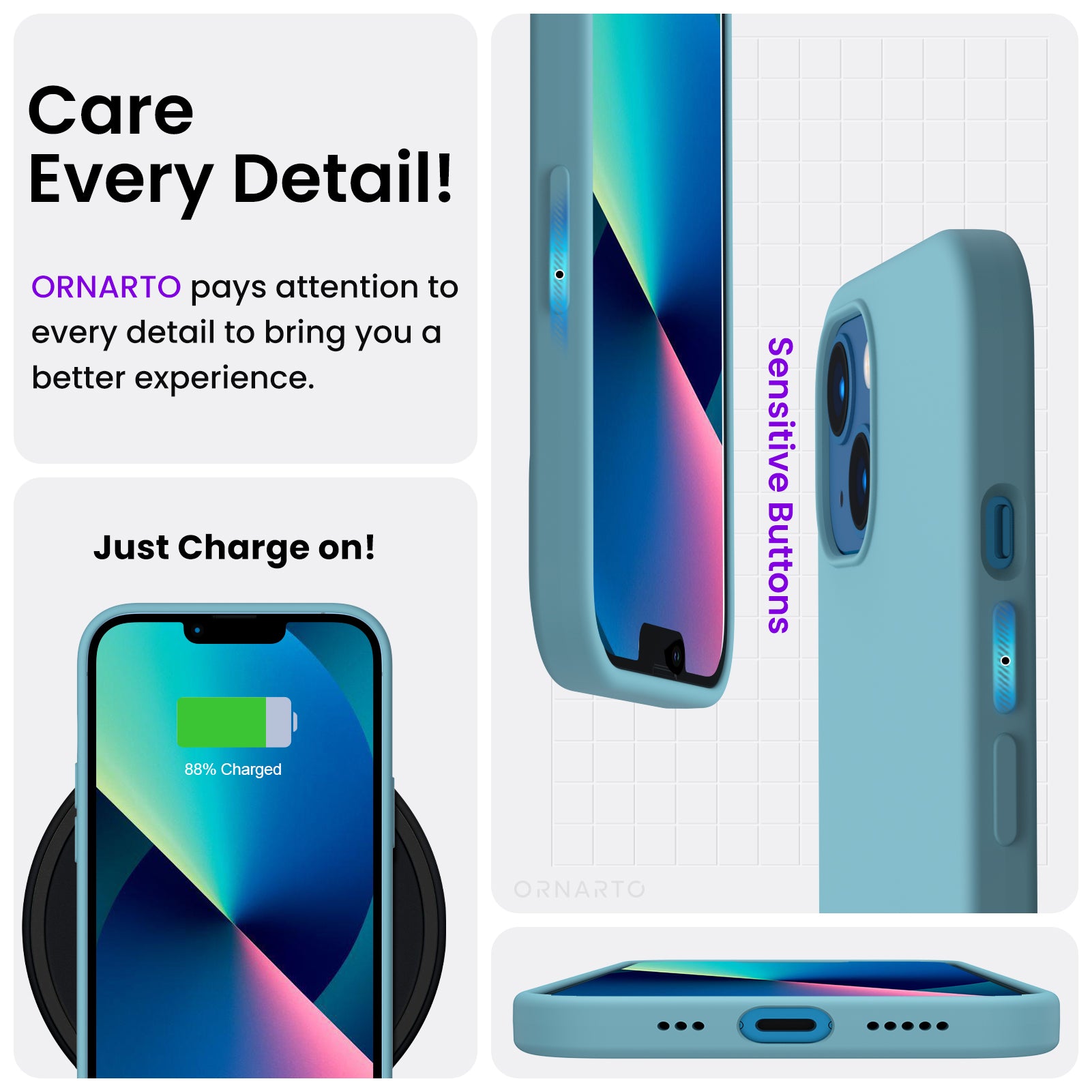 Liquid Silicone iPhone 13 Case