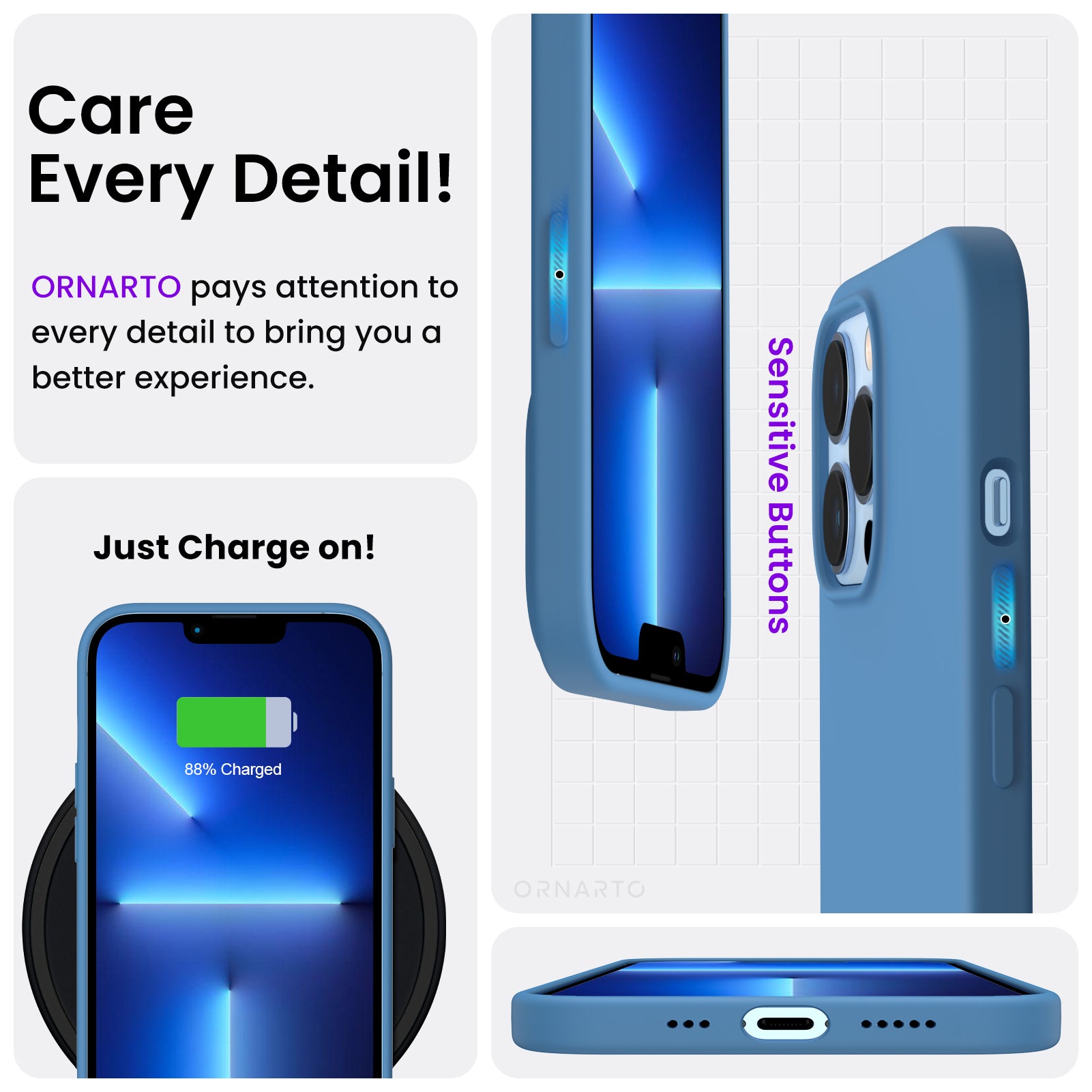 Liquid Silicone iPhone 13 Pro Case