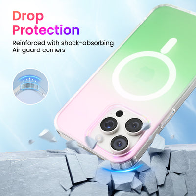 Fluoreszierende Gradient MagSafe Hülle für die iPhone 16 Serie
