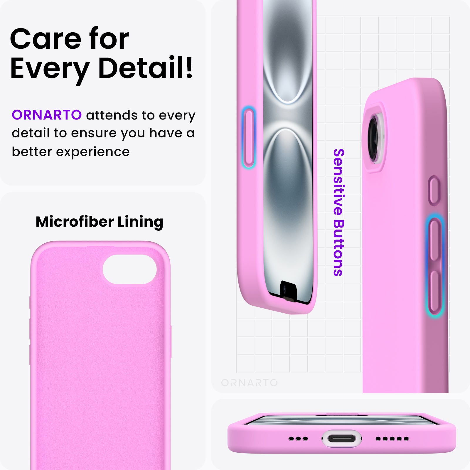 Liquid Silicone Case for iPhone 16e