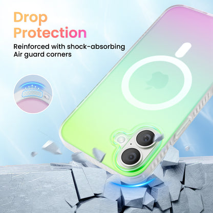 Hue for iPhone 16 Series, Fluorescent Gradient, Compatible with Magsafe