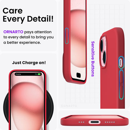 Liquid Silicone Case for iPhone 15 Series