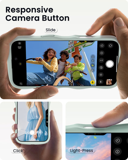 Wavy Liquid Silicone for iPhone 16 Pro | Pro Max