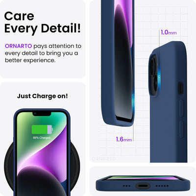 Flüssigsilikonhülle für iPhone 14 Serie