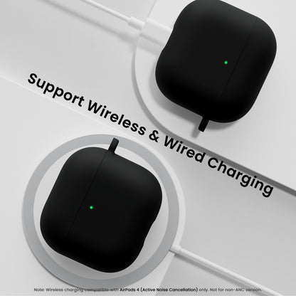 Liquid Silicone AirPods 4 Case(2024) with Lanyard