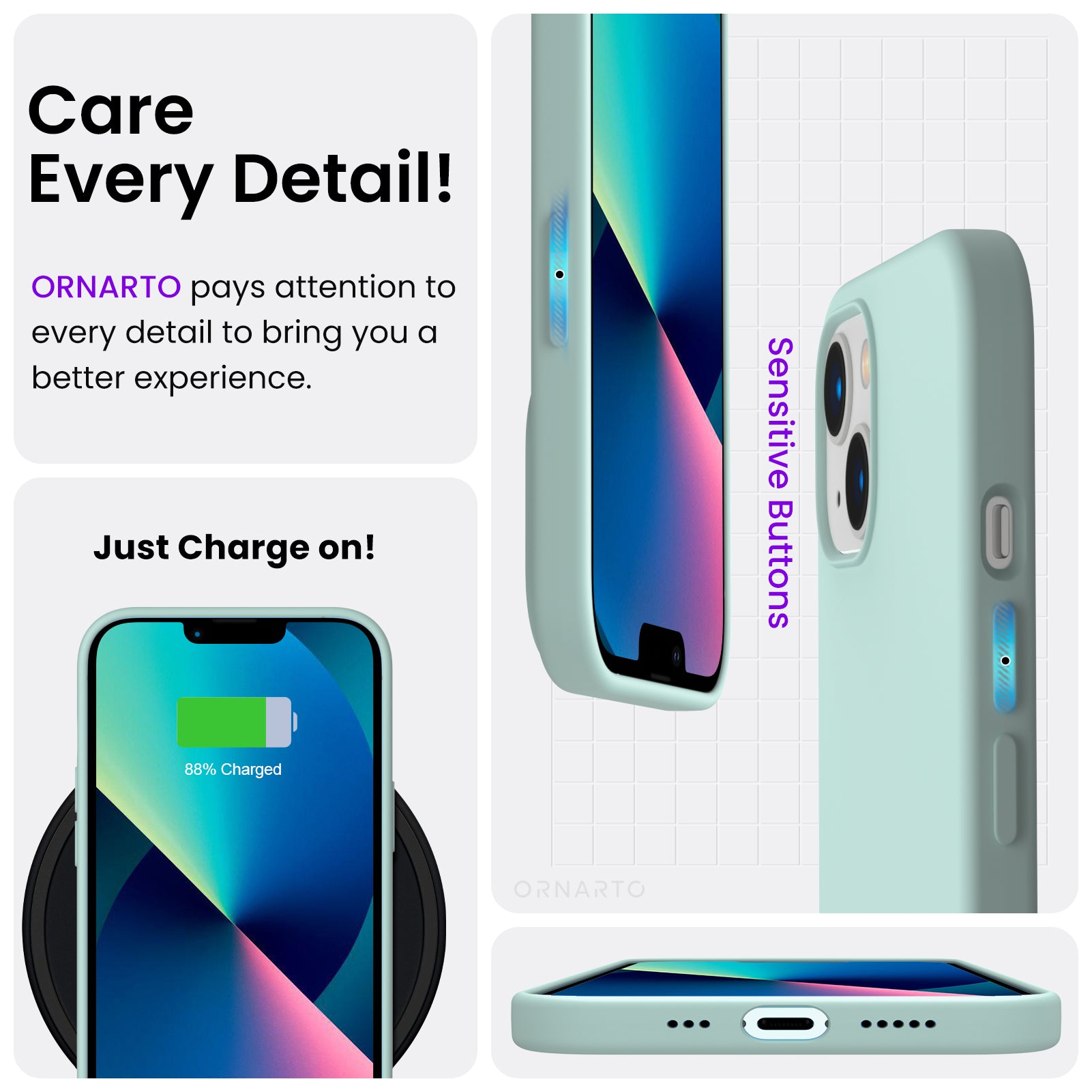 Liquid Silicone iPhone 13 Case