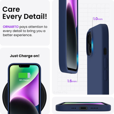 Flüssigsilikonhülle für iPhone 14 Serie