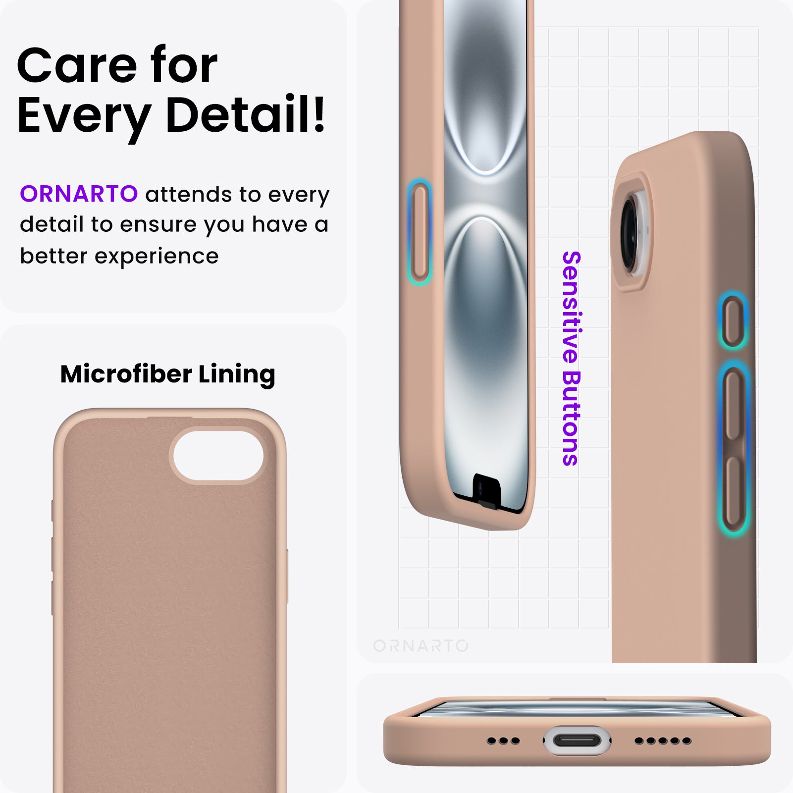 Liquid Silicone Case for iPhone 16e
