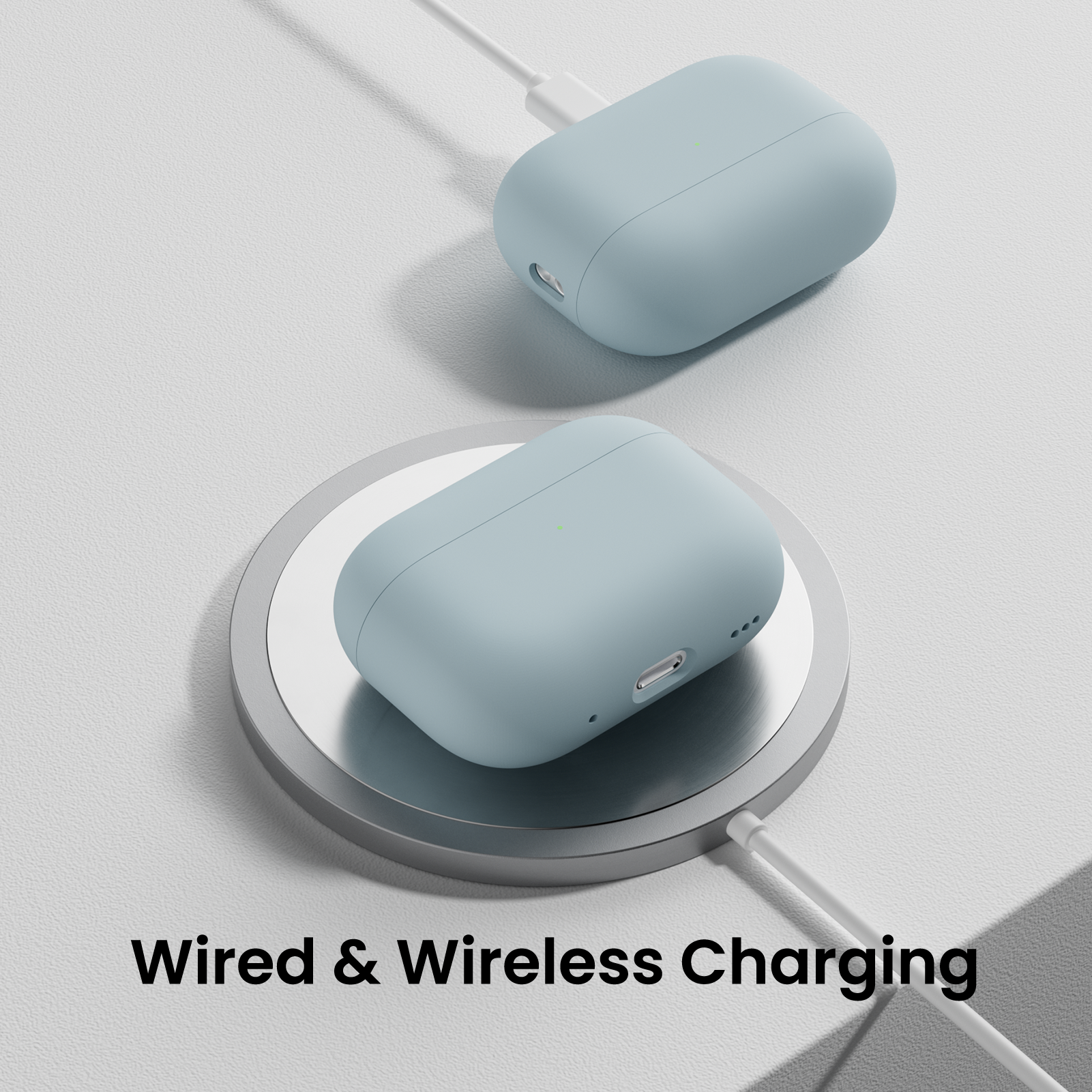 Liquid Silicone AirPods Pro 2 Case(2022) with Lanyard