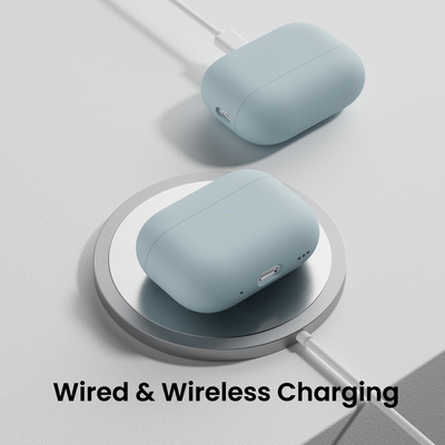 Flüssigsilikon AirPods Pro 2 Hülle (2022) mit Umhängeband