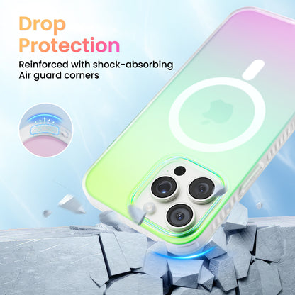 Hue for iPhone 16 Series, Fluorescent Gradient, Compatible with Magsafe