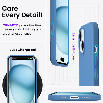 Liquid Silicone Case for iPhone 15 Series