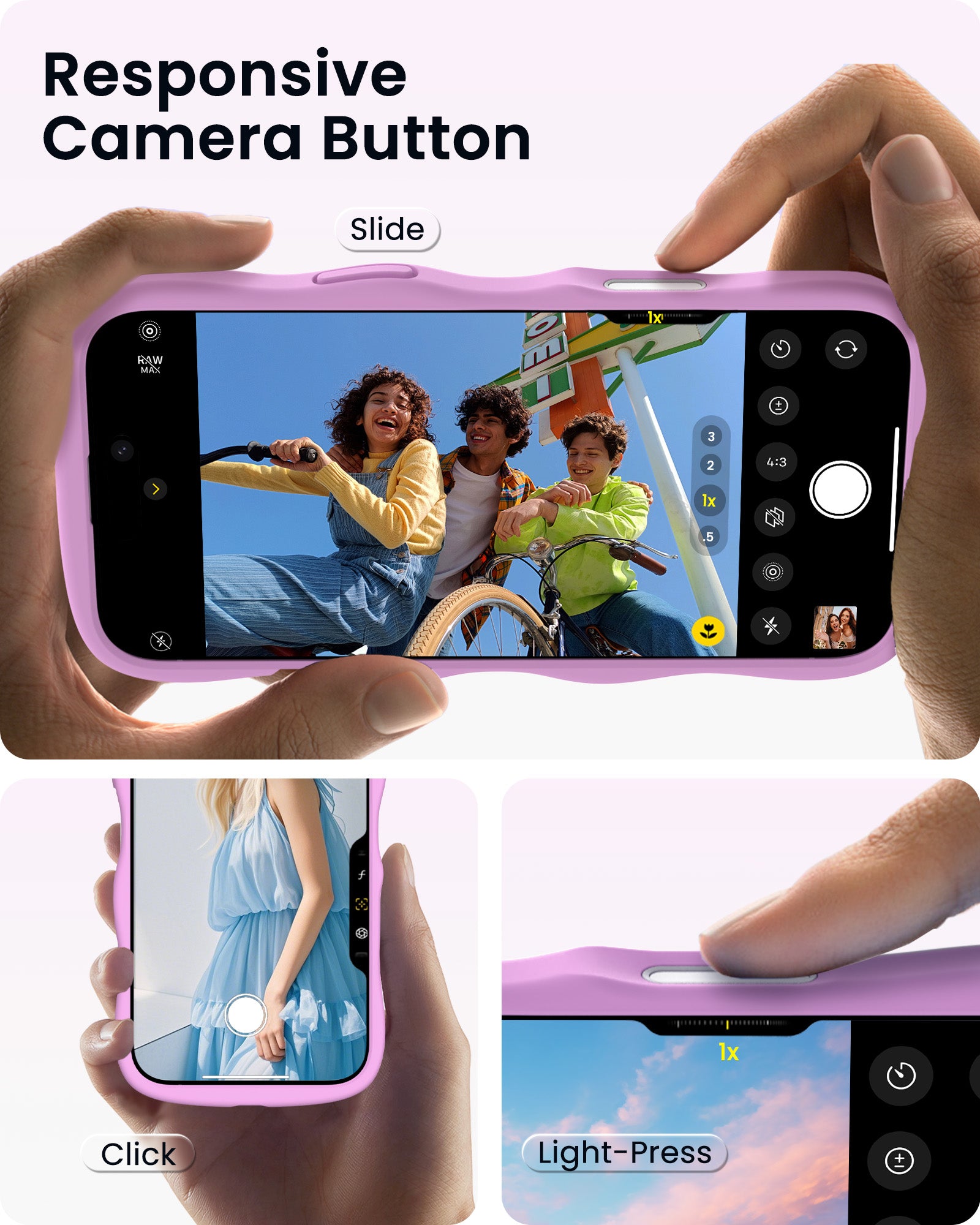 Wavy Liquid Silicone for iPhone 16 Pro | Pro Max