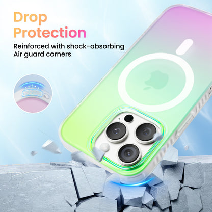 Hue for iPhone 16 Series, Fluorescent Gradient, Compatible with Magsafe